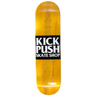 Kick Push American Pro Classic Yellow 8.25 Skateboard Deck