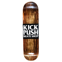 Kick Push American Pro Classic Brown 8.25 Skateboard Deck