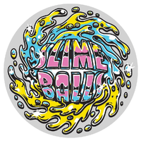 Slime Balls Logo Chrome Sticker