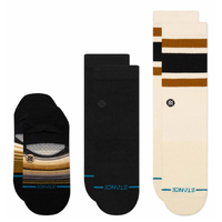 Stance Icon Series 3 Pack Black Large Mens Socks