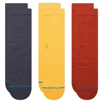 Stance Icon 3 Pack Navy Large Mens Socks