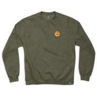 Girl Templeton Olive Heather Crew Jumper