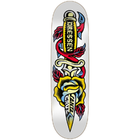 Santa Cruz Rose Dagger Dressen White 8.7 Skateboard Deck