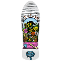 Santa Cruz Dressen Pup White 9.5 Skateboard Deck