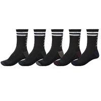 Globe Carter Crew Assorted 5 Pairs Mens Socks