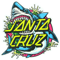 Santa Cruz Shark Dot Sticker