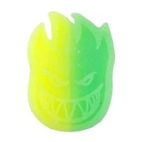 Spitfire Bighead Swirl Green Yellow Curb Wax