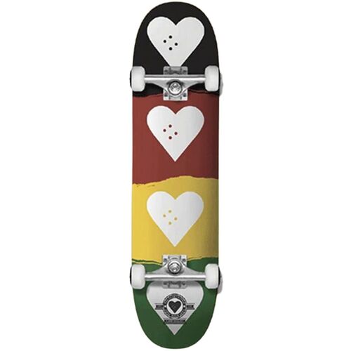 Heart Supply Skateboard Complete Quad Red Gold Green 8.25