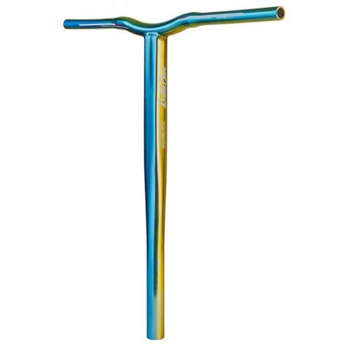 Grit Scooter Bars Black Battle Bars 610mm Tri Colour Blue Yellow Red